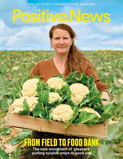 Positive News magazine cover