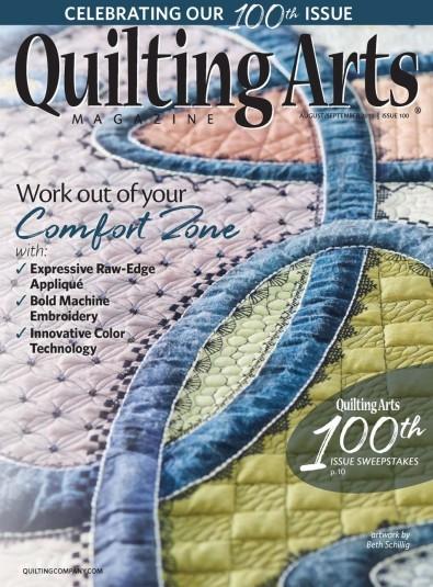 Quilting Arts magazine cover