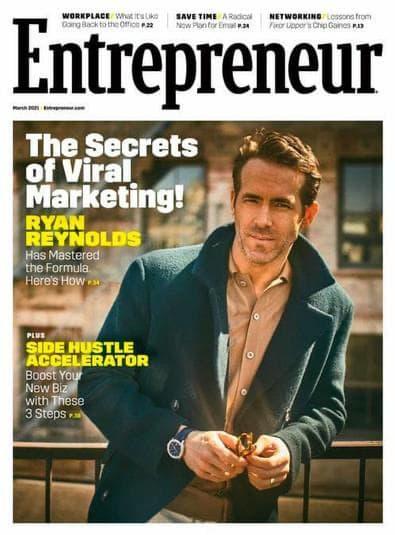 Entrepreneur magazine cover