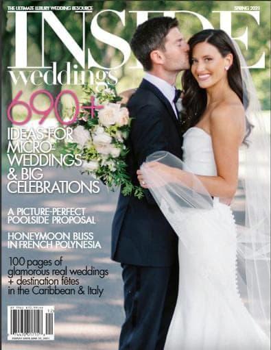 Inside Weddings magazine cover