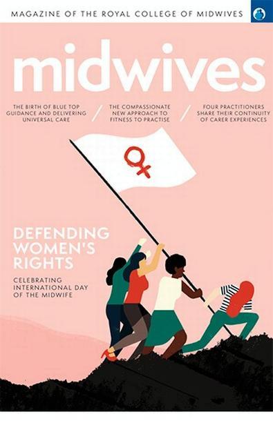 Midwives magazine cover