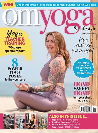 OM Yoga & Lifestyle magazine cover