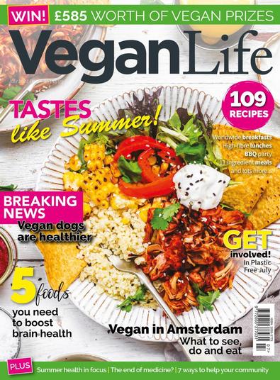 Vegan Life magazine cover