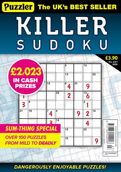 Puzzler Killer Sudoku magazine cover