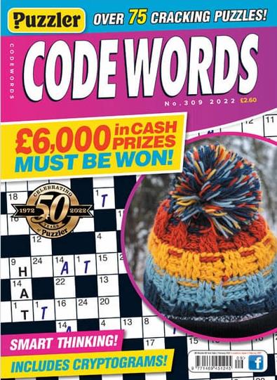 Puzzler Codewords magazine cover