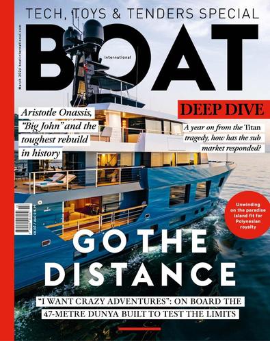 Boat International magazine cover