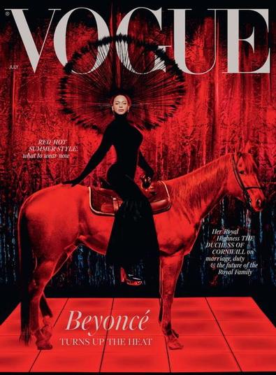 Vogue magazine cover