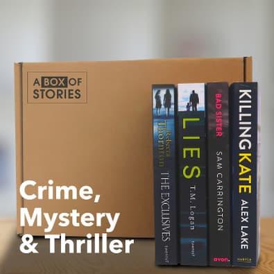 Crime, Mystery & Thriller Box of 4 Surprise Books - A Box of Stories cover