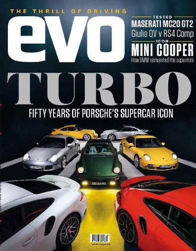 Evo magazine cover