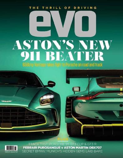 Evo magazine cover