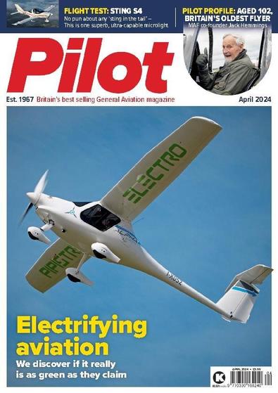 Pilot magazine cover