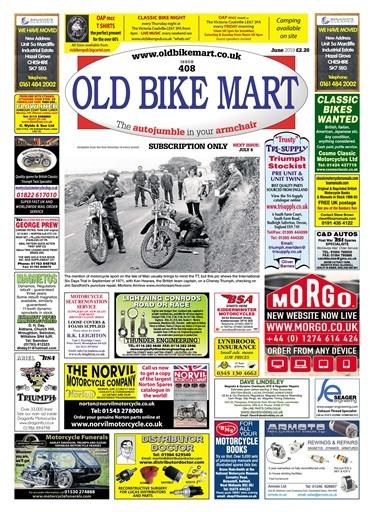 Old Bike Mart magazine cover