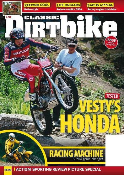 Classic Dirt Bike magazine cover