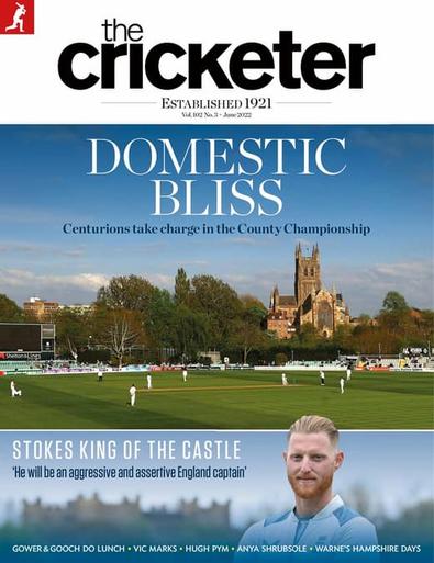 The Cricketer magazine cover
