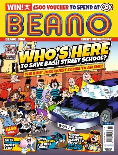 Beano magazine cover