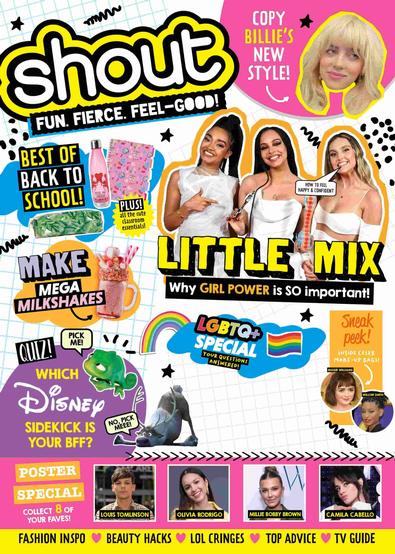 Shout magazine cover