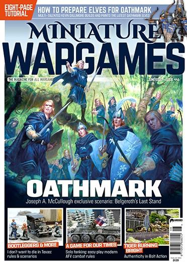 Miniature Wargames magazine cover