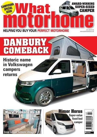 What Motorhome magazine cover