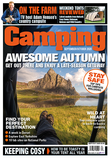 Camping magazine cover