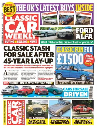Classic Car Weekly magazine cover