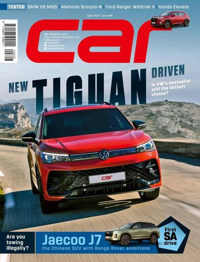 Car magazine cover