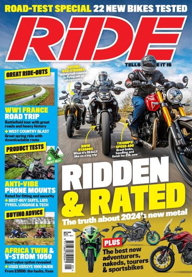 RiDE magazine cover