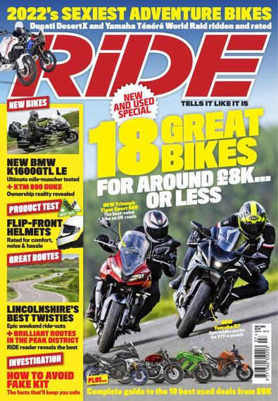 Ride magazine cover