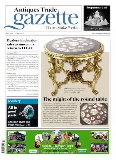 Antiques Trade Gazette magazine cover