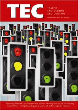 Traffic Engineering and Control magazine cover