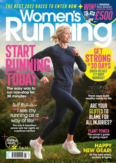 Women's Running magazine cover