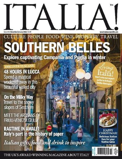 ITALIA! magazine cover