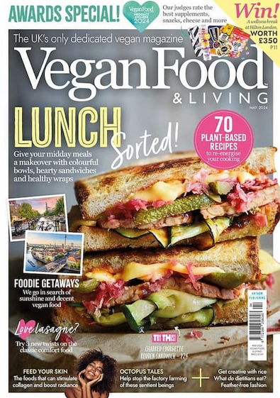 Vegan Food & Living magazine cover