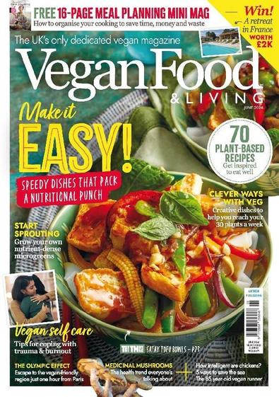 Vegan Food & Living magazine cover