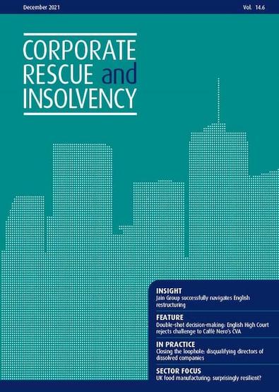 Corporate Rescue and Insolvency magazine cover