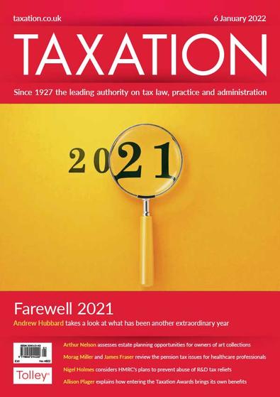 Taxation Magazine cover