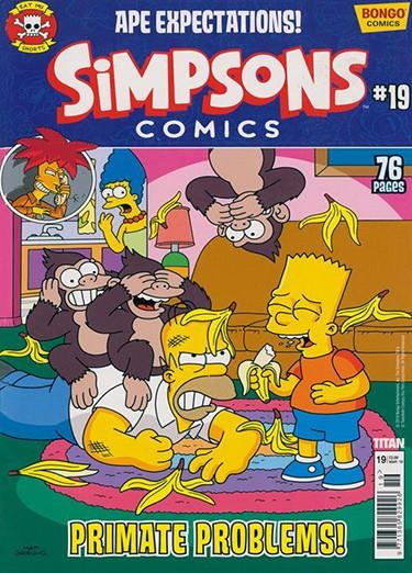 Simpsons Comics magazine cover