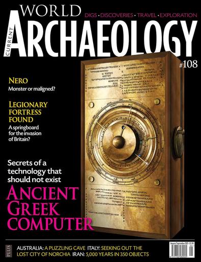 Current World Archaeology magazine cover