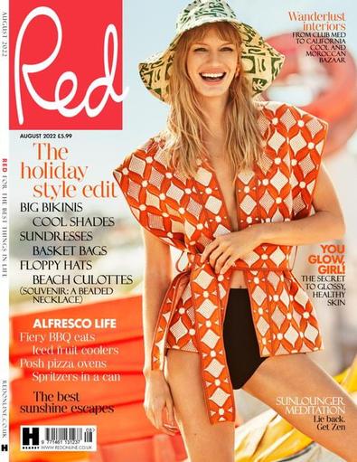 Red magazine cover