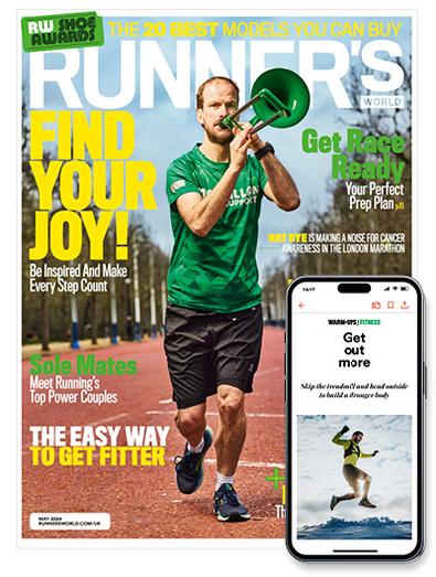 Runner's World magazine cover