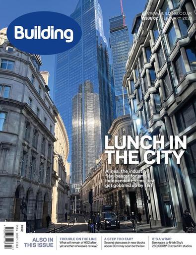 Building magazine cover