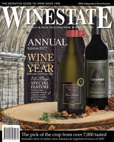 Winestate magazine cover