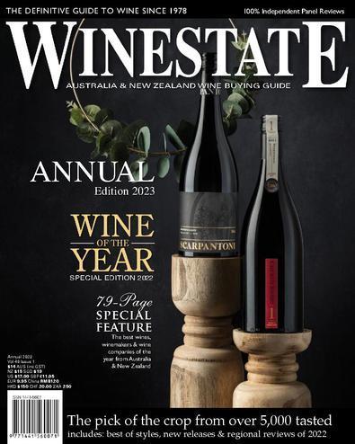 Winestate magazine cover