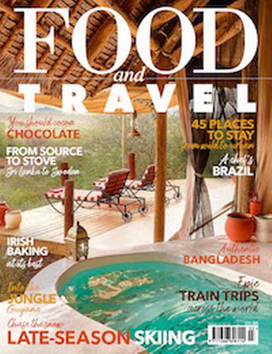 Food and Travel magazine cover