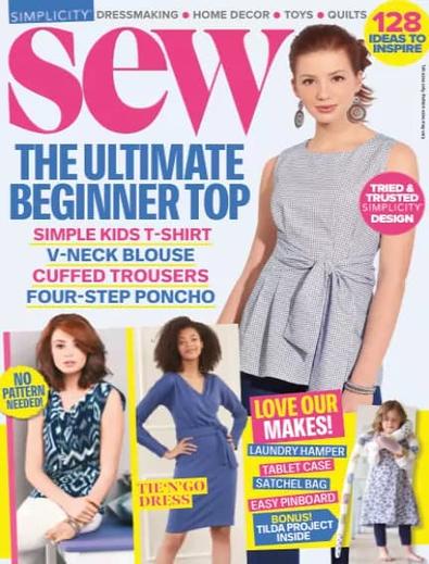 Sew magazine cover