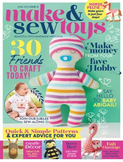 Make & Sew Toys magazine cover