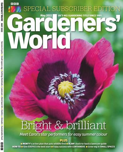 BBC Gardeners' World magazine cover