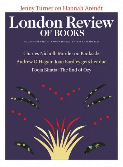 London Review Of Books magazine cover