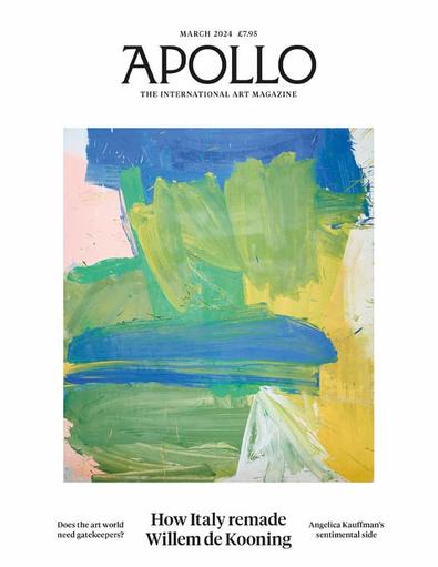 Apollo magazine cover