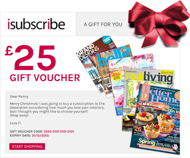 Subscription Voucher for Magazines (iSUBSCRiBE.co.uk)
