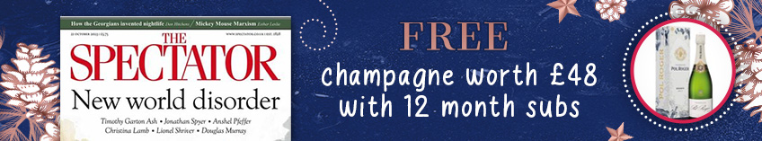 The Spectator - Free champagne worth £48 with 12 month subs